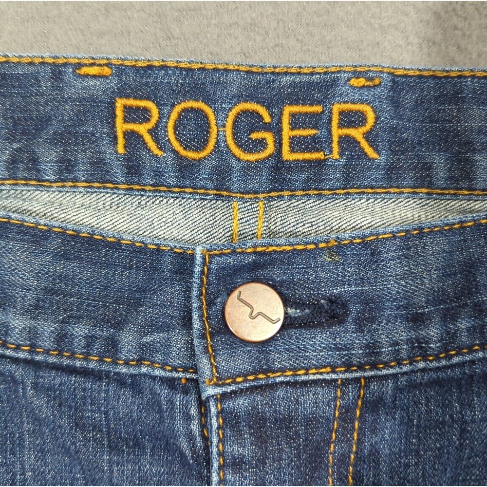Kimes Ranch Roger Slim Fit Boot Cut Jeans Men's 36x36 Blue Western Denim